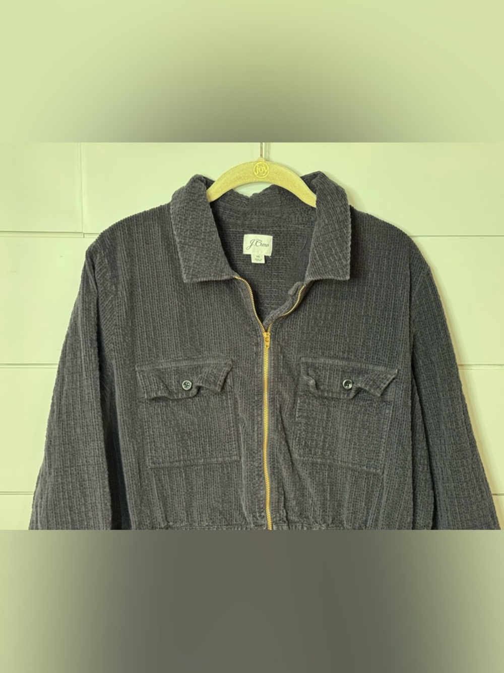 J Crew Zip-front cinched dress in corduroy black size 16 - Picture 4 of 7